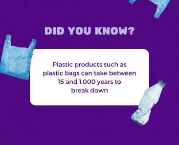 Blue Green Illustrated Information Abaout Plastic Instagram Post